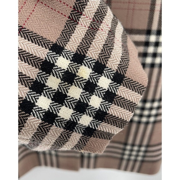 Pendleton Vintage Nova Check Tartan Plaid Wool Long Sleeve Button Blazer Size 14 - Picture 16 of 16